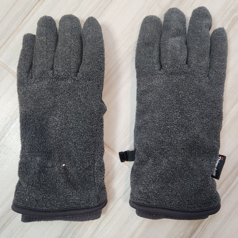 Men's 3M Thinsulate Dark Grey Winter Gloves